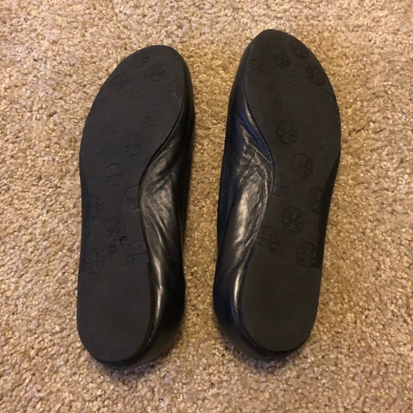Black Tory Burch Ballet Flats - Picture 3 of 5